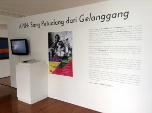 Apin: Sang Petualang dari Gelanggang, Pameran Karya dan Arsip Mochtar Apin, April 2014, Selasar Sunaryo Art Space